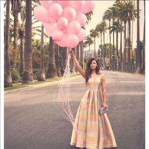 BETSEY JOHNSON Rainbow Wedding Event Ballgown 12